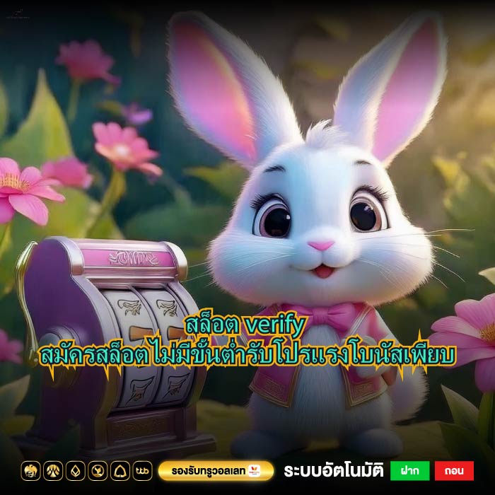 สล็อตverify สมัครสล็อตไม่มีขั้นต่ำรับโปรแรงโบนัสเพียบ